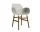 Stolička Form s podrúčkami Walnut, light grey