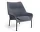 Kreslo O2, soft grey textile