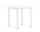Stôl Annex Round Ø120, cream white/white laminate
