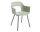 Jedálenská stolička Layout 213 s čalúneným sedákom, black/pastel green/Relate 921