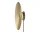 Nástenná lampa Reflection, brass lacquered aluminium