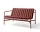 Textilný podsedák Palissade Lounge Sofa Soft Quilted Cushion, iron red