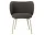 Jedálenská stolička Rico, Hallingdal dark grey brown / cashmere
