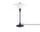Stolná lampa PH 3/2, glossy deep blue
