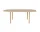 Rozkladací stôl Yacht round legs, white pigmented oak