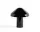 Prenosná lampa Pao Ø23, soft black