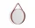 Zrkadlo Strap Mirror 50cm, red