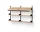 Policová zostava Office Shelf, oak/black