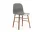 Stolička Form Walnut, grey