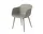 Stolička Fiber Armchair Wood Base, grey