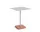 Stôl Terrazzo 60x60, red terrazzo / sky grey