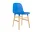 Stolička Form Oak, bright blue