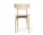 Jedálenská stolička Herman Wood, white oiled beech