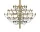 Luster 2097/75 Frosted Bulbs, brass