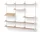 Policová zostava Display Shelf, oak/white