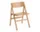 Skladacia stolička Backflip, golden lacquered beech