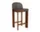 Barová stolička Chisel 35 H65, walnut / Grano chocolate