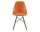 Stolička Eames Fiberglass DSW, red orange/dark maple