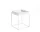 Stolík Tray Table 30x30, white