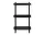 Polica Block Shelf, black/black