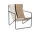 Kreslo Desert Lounge Chair, black/soil