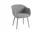 Stolička Fiber Conference Armchair Wood Base, grey/Remix 133