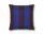 Vankúš Grand, choco / bright blue