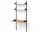 Policová zostava Study Shelf, oak/black