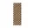 Jutový koberec Check Wool Runner 70x180, coffee/natural