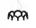 Závesné svietidlo Arch Circle 76, black