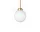 Závesné svietidlo Apiales 1, brushed brass/opal