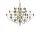 Luster 2097/30 Frosted Bulbs, brass