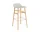 Barová stolička Form 75 cm Oak, light grey