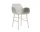 Stolička Form s podrúčkami Steel, light grey
