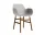 Stolička Form s podrúčkami Walnut, warm grey