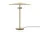 Stolná lampa Reflection, brass lacquered aluminium