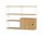 Policová zostava String Living Room R, oak/white
