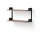 Policová zostava Wall Shelf 450, walnut/black