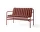 Textilný podsedák Palissade Dining Bench Soft Quilted Cushion, iron red