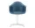 Stolička Eames DAL, sea blue / white