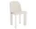 Stolička Chisel 65, cream white lacquered beech / Mode 011