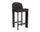 Barová stolička Chisel 35 H65, black lacquered oak / Steelcut Trio 383