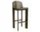 Barová stolička Chisel 35 H75, green umber lacquered beech