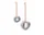 Vianočné banky Orrith Ornaments set 2ks, silver