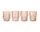 Poháre Ripple set 4ks, blush