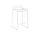 Barová stolička Hee Bar Stool, low white