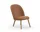 Kreslo Ace Lounge Chair Oak Ultra Leather, brandy