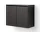 Závesná skrinka Cabinet Tall w. Doors, black ash