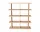 Knižnica Kona Bookcase 2x4, natural