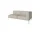Dvojmiestna otvorená pohovka Caisa Brushed Steel / Nantes sand, pravá